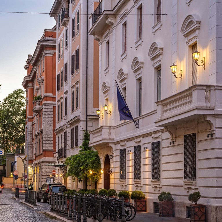 Hotel Locarno in Rome - Rome's retro-glam retreat, where classic allure meets contemporary comfort.