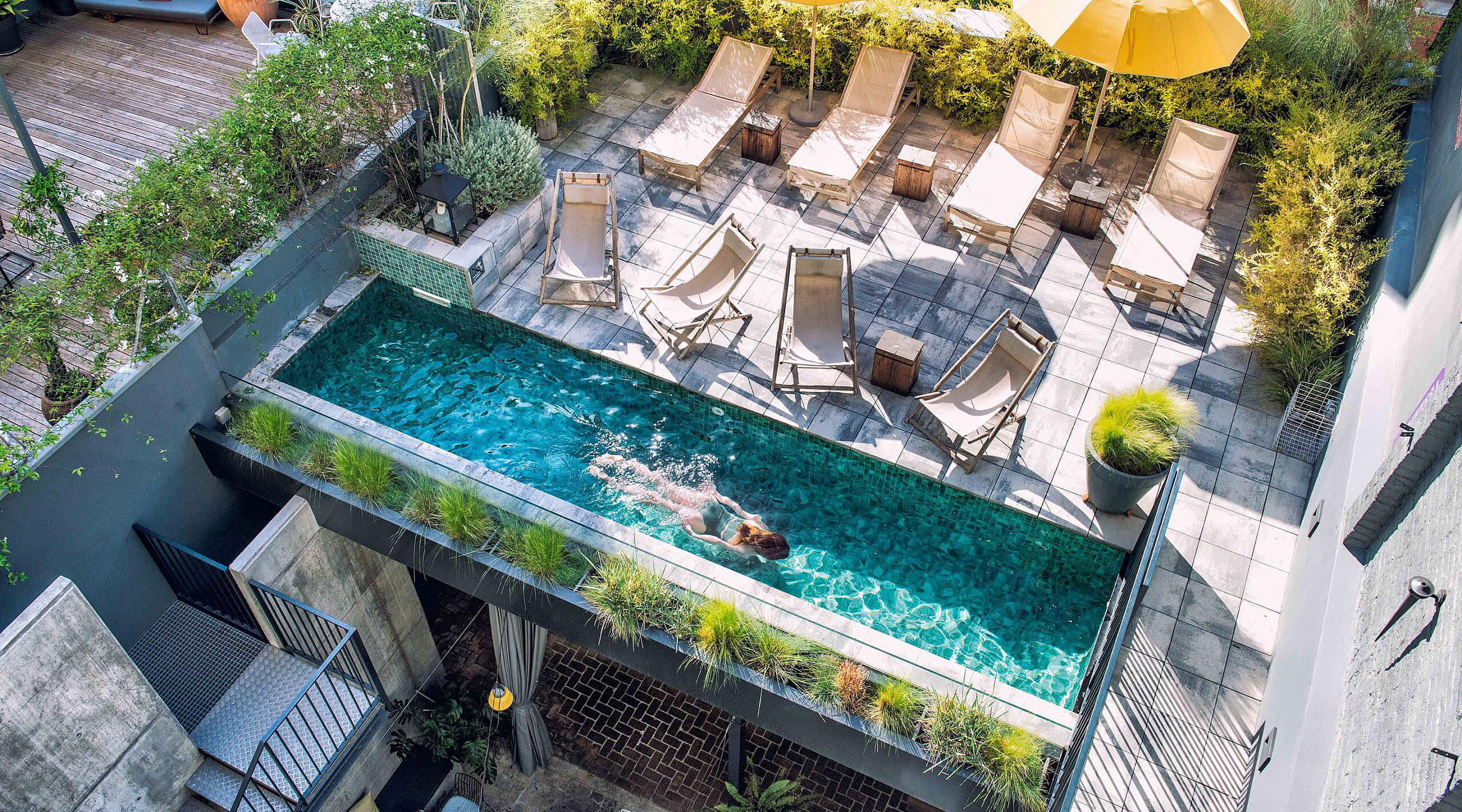 Hotel Brummell in Barcelona - Barcelona's urban rhythm softened by a serene, mid-century modern aesthetic.